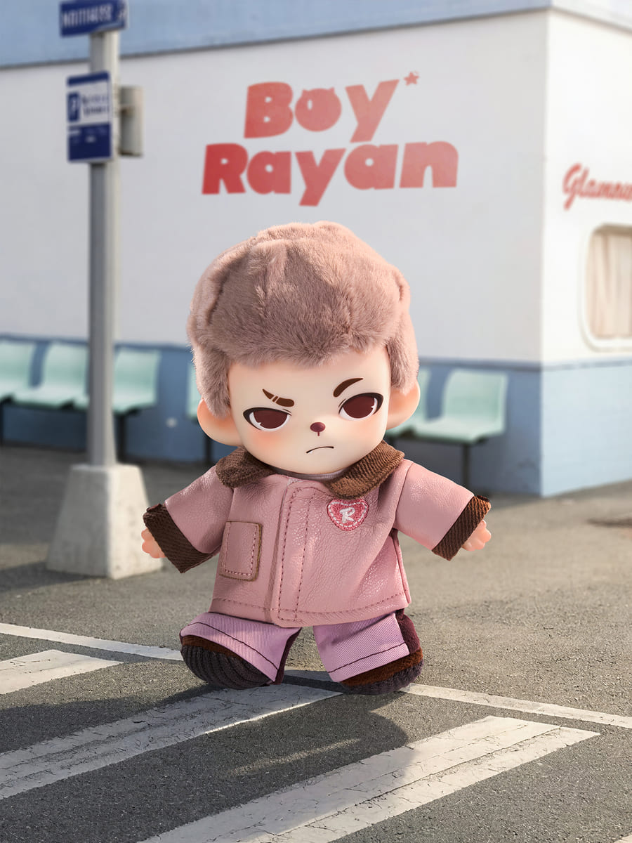 Rayan Urban Walk series Plush Pendant