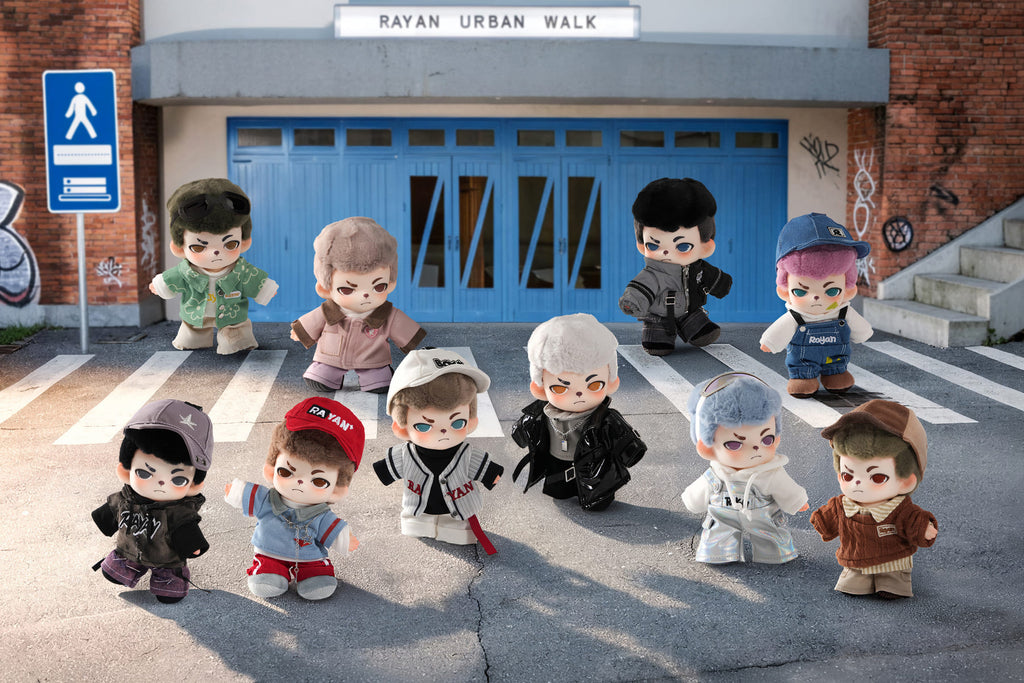 Rayan Urban Walk series Plush Pendant